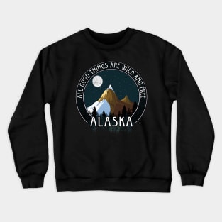 Natural Beauty of Alaska Crewneck Sweatshirt